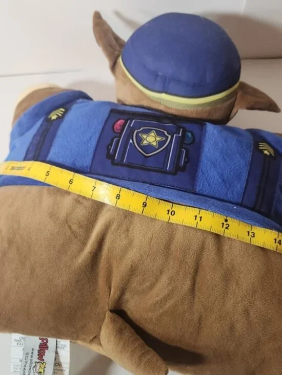 Pillow Pets Paw Patrol Chase Police Dog Plush Folding Stuffed Animal Toy 16 inch - Picture 8 of 8